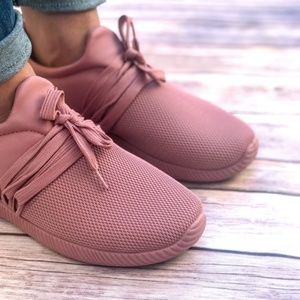 Qupid NACARA Ash Rose Monochromatic Sneaker